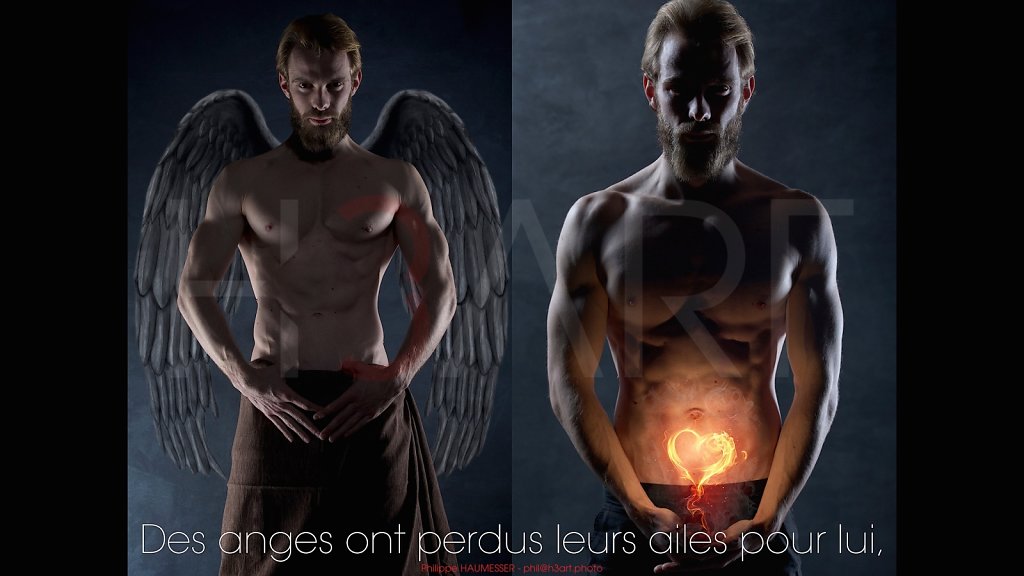 Des anges ont perdus leurs ailes pour lui,